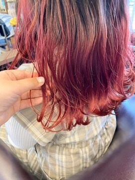 ヘアーブランドジン パルト(HAIR BRAND Jin Palt) 色落ちも可愛いグラデーションカラー