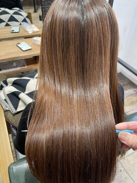 クオーレ(CUORE) ドライヤーするだけで自然に綺麗にまとまるさら艶縮毛矯正