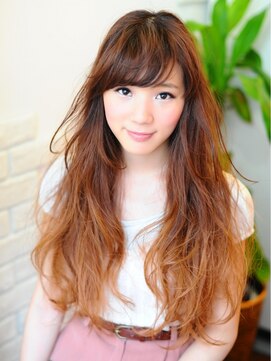 リトル 所沢(little) ふわふわブラウングラデーション