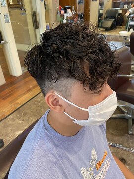 リットジェンツ 千葉(Lit Gents) ツーブロックスペインカール【YUSUKE】