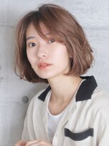 ビュートリアム ギンザ(BEAUTRIUM)&nbsp;抜け感ボブ＊柔らかベージュカラー〔銀座/ショートボブ〕