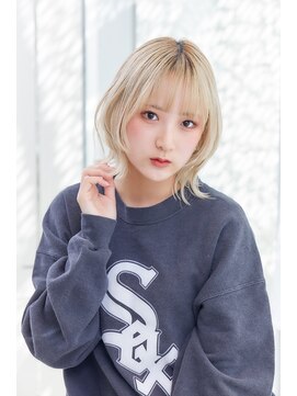 ミチオ ノザワ ヘアサロン ギンザ(Michio Nozawa HAIR SALON Ginza) ハイトーンゆるウェーブhair