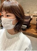 【adept金町店　軽米style】外ハネボブ×ベージュブラウン
