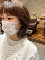 アデプト 金町店(adept)&nbsp;【adept金町店　軽米style】外ハネボブ×ベージュブラウン