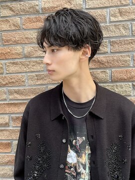 アーリー(Ali'i) ソフトツイストパーマセンターパートかき上げショート