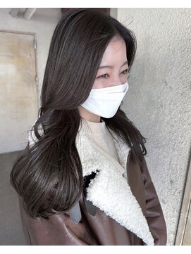 ガーデンヨコハマ(GARDEN YOKOHAMA) ブラウン ロング ヨシンモリ 韓国風 美髪 巻き グレージュ