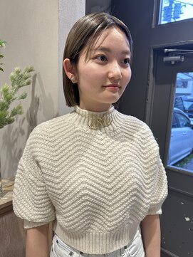 フェンヘアーアイス 中目黒(Fen.hair ici) 10代20代★大人かわいいダブルカラーブリーチベージュカラー