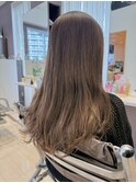ベージュヘア