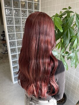 ボアップ(boappu) #レッドカラー#カラー#ダブルカラー