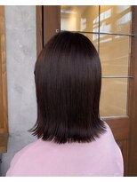 スクレ(s:;cre)&nbsp;ラベンダーカラー×切りっぱなしロブ