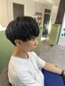 【三品指名限定】【メンズ】カット＋プレミアム縮毛矯正＋アクアTr