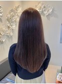 ロング×ラベンダーブラウン