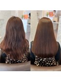 髪質改善ストレート
