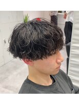 オーシャントーキョー 仙台(OCEAN TOKYO)&nbsp;緩め波巻きマッシュ刈り上げツーブロック