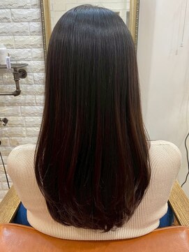 アトリエ ミム 二子玉川店(atelier mim) 縮毛矯正 髪質改善トリートメント ナチュラルブラウン 美髪