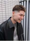 オールバックフェード