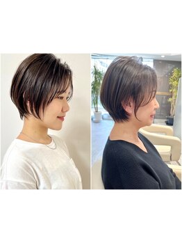 「乾かすだけで、全部ラク。」大人女性のための美フォルムスタイルにカット◎