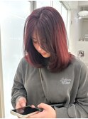 深めのボルドーカラー♪