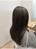 ハイライト×ホワイトグレージュ