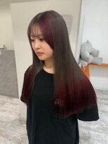 アテバイルイス 喜連瓜破(ATE by luis)&nbsp;◎グレージュ×レッドデザインカラー