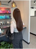 艶髪プレミアムストレート縮毛矯正ロングレイヤーモテ髪