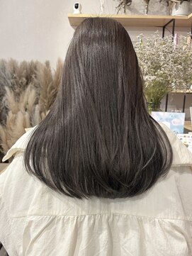 リト(riTo) くびれヘアアプリコットオレンジ夏ハイライトカラー