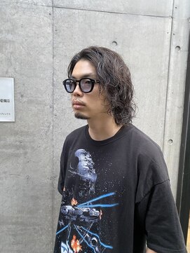 リヤン(Le lien) サーフカール/フェザーパーマ/刈り上げセンターパート/溝の口