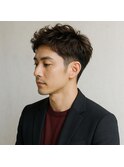 ツーブロック大人パーマ　20代 30代 40代 50代 60代　メンズ