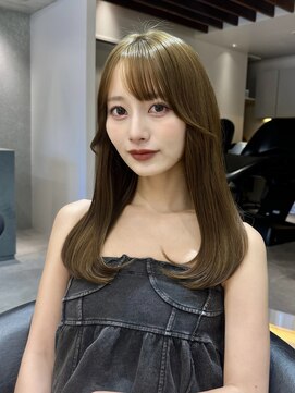 ロンド ロワール 門前仲町(Lond Loire) 韓国レイヤーカット/くびれ巻き/前髪顔周り/セミディ[門前仲町]