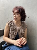 エディット トウキョウ(e.dit tokyo)&nbsp;【e.dit tokyo aco】ボブパーマ暖色カラーワインレッド