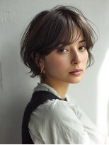 ハーツ(Heart's) ミセスショート×白髪ぼかしカラー30代40代50代60代