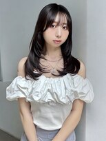 シエル バイ ケンジ 登戸 生田(CIEL by KENJE)&nbsp;韓国ヘアレイヤーカット前髪顔周り小顔ロング