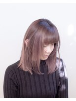 エルレ(Elure)&nbsp;ピンクベージュ#ケアブリーチ#髪質改善ケア#ダブルカラー#浜松