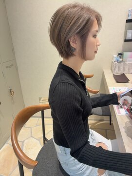 アーダーヘアーサロン 鯖江店(ADER HAIR SALON) ハイトーンショートベージュ