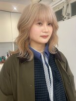 ミーム 原宿 表参道(meme)&nbsp;ダブルカラー/ハイトーンカラー/ケアブリーチ/インナーカラー