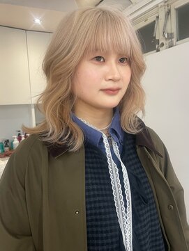 ミーム 原宿 表参道(meme) ダブルカラー/ハイトーンカラー/ケアブリーチ/インナーカラー