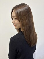 ヘアースタジオ ゼン カロン(Hair studio Zen kalon) ミルクブラウン/ロングレイヤー/ストレート/20代/30代/40代/50代