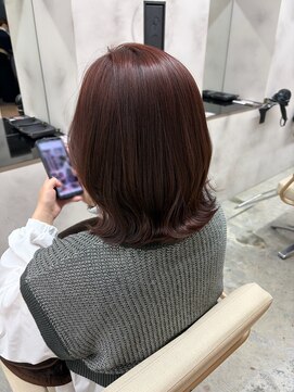 エルフレームバイワンラヴェスト(L'FLAME by one Lovest) 顔周りレイヤー/ダブルカラー/髪質改善/ケアブリーチ長野駅前