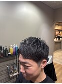 ツーブロックショート