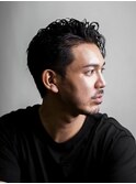 men'shair/波巻きツイストスパイラル/ニュアンスパーマ
