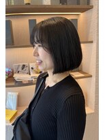 スーリール 福岡別府店(Sourire) 切りっぱなしボブ