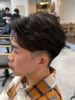フゥ 宇都宮戸祭(FeU)&nbsp;宇都宮メンズカットメンズパーマ波巻きスパイラルパーマツイスパ