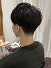 メンズカット+オーガニックカラ-(白髪染め可)