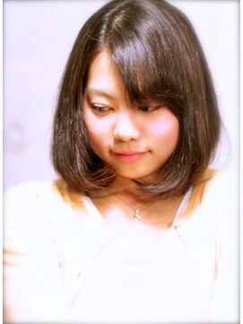 ヘアサロン シロップ(Hair Salon Syrup) 『長めボブ』×『ナチュラルブラウン』