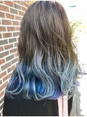 Blue × ash
