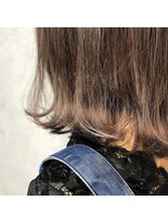 ヘアサロンエム 川越(HAIR SALON M)&nbsp;外ハネボブ/アッシュブラウン/ネオウルフ/デザインカラー