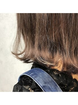 ヘアサロンエム 川越(HAIR SALON M) 外ハネボブ/アッシュブラウン/ネオウルフ/デザインカラー