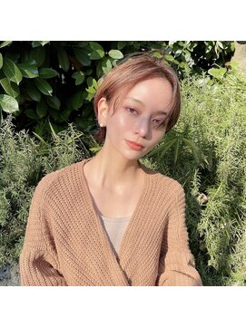 ラナ 渋谷(Lana) 【Chill】大人かわいい小顔ピンクベージュクールショート