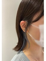 エデュコスゥリール(educo per sourile)&nbsp;ブルージュイヤリングカラー外はねミディ【自由が丘】