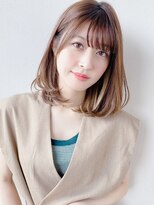 [K-two銀座]大人かわいい艶ベージュロブヘア[銀座]